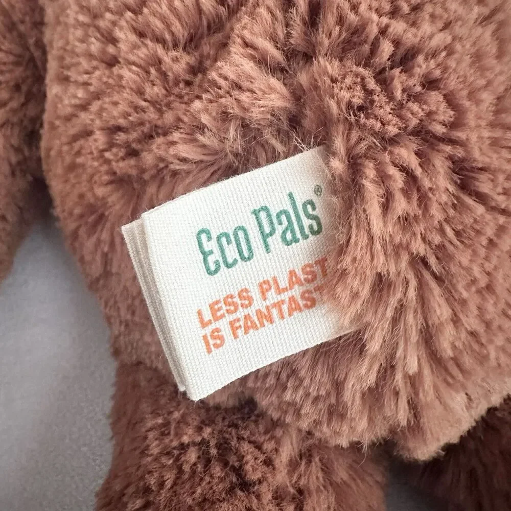 Wildlife Artists Eco Pals Monkey Orangutan Plush Connecting Hands Stuffed Animal